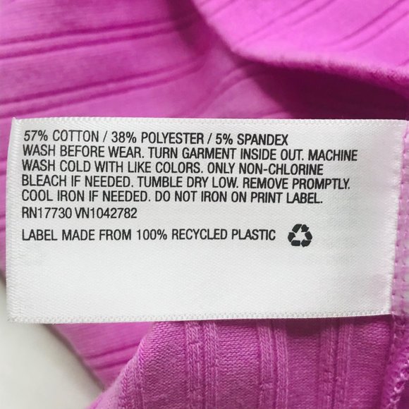 More Than Magic Girl's Size Medium 7-8 Sleeveless Ribbed Tank Pale Magenta New - Picture 6 of 11